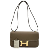 エルメス HERMES コンスタンス エラン ミロワール K刻印 エトゥープ マットゴールド金具 エプソン レディース ショルダーバッグ