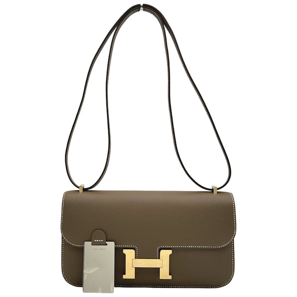 本日のみお値下げします！エルメス　グローブ　エトゥープ　新品未使用 エルメス HERMES コンスタンス エラン ミロワール K刻印 エトゥープ