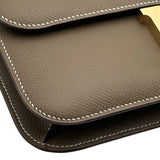 エルメス HERMES コンスタンス エラン ミロワール K刻印 エトゥープ マットゴールド金具 エプソン レディース ショルダーバッグ