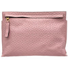ロエベ LOEWE リピートアナグラムTポーチ ピンク レザー レディース クラッチバッグ