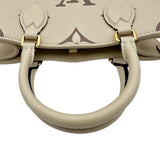 ルイ・ヴィトン LOUIS VUITTON オンザゴーPM M45654 クレーム/ボワドローズ モノグラム・アンプラント ユニセックス ハンドバッグ