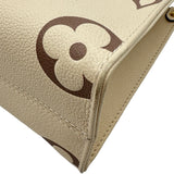 ルイ・ヴィトン LOUIS VUITTON オンザゴーPM M45654 クレーム/ボワドローズ モノグラム・アンプラント ユニセックス ハンドバッグ