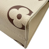 ルイ・ヴィトン LOUIS VUITTON オンザゴーPM M45654 クレーム/ボワドローズ モノグラム・アンプラント ユニセックス ハンドバッグ