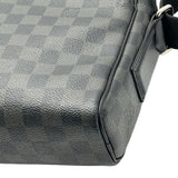 ルイ・ヴィトン LOUIS VUITTON デイトンPM N41408 ブラック ダミエ・グラフィット メンズ ショルダーバッグ