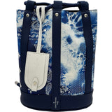 ルイ・ヴィトン LOUIS VUITTON ランドネPM M20562 ブルー モノグラム・バンダナ レディース ショルダーバッグ
