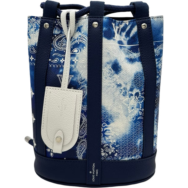 K様　ルイヴィトン ミニラン ルシーユPM トートバッグ ネイビー 肩掛け ルイ・ヴィトン LOUIS VUITTON ランドネPM M20562 ブルー モノグラム