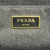 プラダ PRADA カナパ M ブラック デニム レディース トートバッグ