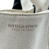ボッテガ・ヴェネタ BOTTEGA VENETA アルコトート アイボリー キャンバス レディース トートバッグ