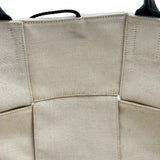 ボッテガ・ヴェネタ BOTTEGA VENETA アルコトート アイボリー キャンバス レディース トートバッグ