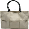 ボッテガ・ヴェネタ BOTTEGA VENETA アルコトート アイボリー キャンバス レディース トートバッグ
