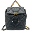シャネル CHANEL CHANEL 19 バックパック AS4223 ブラック ゴールド/シルバー金具 ラムスキン レディース リュック・デイパック