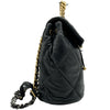 シャネル CHANEL CHANEL 19 バックパック AS4223 ブラック ゴールド/シルバー金具 ラムスキン レディース リュック・デイパック