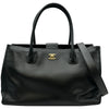 シャネル CHANEL エグゼクティブトートバッグ A15206 ブラック ゴールド金具 レザー レディース トートバッグ