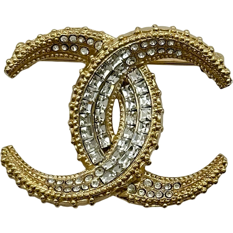 シャネル CHANEL ココマークブローチ ゴールド メタル アクセサリー