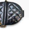 シャネル CHANEL ピクニックバスケットハンドバッグ AP3094 ブラック ゴールド金具 シャイニーラム レディース ハンドバッグ