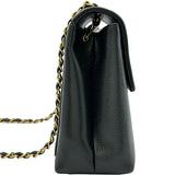 シャネル CHANEL トラペースチェーンショルダー 5番台 ブラック GD金具 キャビアスキン レディース ショルダーバッグ