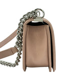 シャネル CHANEL ボーイシャネル25 Vステッチ A67086 24番台 ピンク シルバー金具 カーフレザー レディース ショルダーバッグ