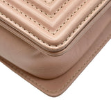 シャネル CHANEL ボーイシャネル25 Vステッチ A67086 24番台 ピンク シルバー金具 カーフレザー レディース ショルダーバッグ