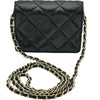 シャネル CHANEL マトラッセチェーンカードケース AP1730 ブラック ゴールド金具 ラムスキン レディース カードケース