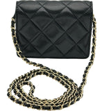 シャネル CHANEL マトラッセチェーンカードケース AP1730 ブラック ゴールド金具 ラムスキン レディース カードケース