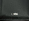 クリスチャン・ディオール Christian Dior コンパクトウォレット ブラック レザー レディース 二つ折り財布