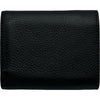 クリスチャン・ディオール Christian Dior コンパクトウォレット ブラック レザー レディース 二つ折り財布