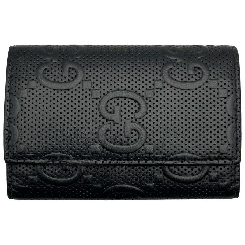 GUCCI 【グッチ】GGエンボス6連キーケース グッチ GUCCI 6連キーケース 625565 ブラック GGエンボス ユニセックス