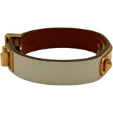 エルメス HERMES アス・ドゥ・クールブレスレット ナタ/ ゴールド ゴールド金具 スイフト/メタル アクセサリー