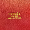 エルメス HERMES イルドボウ 〇W刻印 ルージュアッシュ/ブルーインディゴ ゴールド金具 ボックスカーフ/ヴェール レディース ハンドバッグ