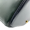 エルメス HERMES イルドボウ 〇W刻印 ルージュアッシュ/ブルーインディゴ ゴールド金具 ボックスカーフ/ヴェール レディース ハンドバッグ