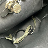 エルメス HERMES エールバッグアドPM □G刻印 ブラック シルバー金具 トワル レディース リュック・デイパック
