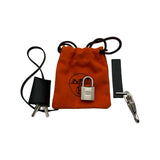 エルメス HERMES エールバッグアドPM □G刻印 ブラック シルバー金具 トワル レディース リュック・デイパック
