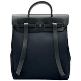 エルメス HERMES エールバッグアドPM □G刻印 ブラック シルバー金具 トワル レディース リュック・デイパック