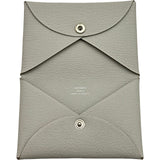 エルメス HERMES カルヴィ K刻印 グリペール シルバー金具 シェーブル レディース カードケース