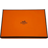 エルメス HERMES カルヴィ K刻印 グリペール シルバー金具 シェーブル レディース カードケース