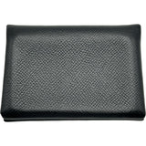 エルメス HERMES カルヴィデュオ U刻印 ブラック シルバー金具 エプソン メンズ カードケース