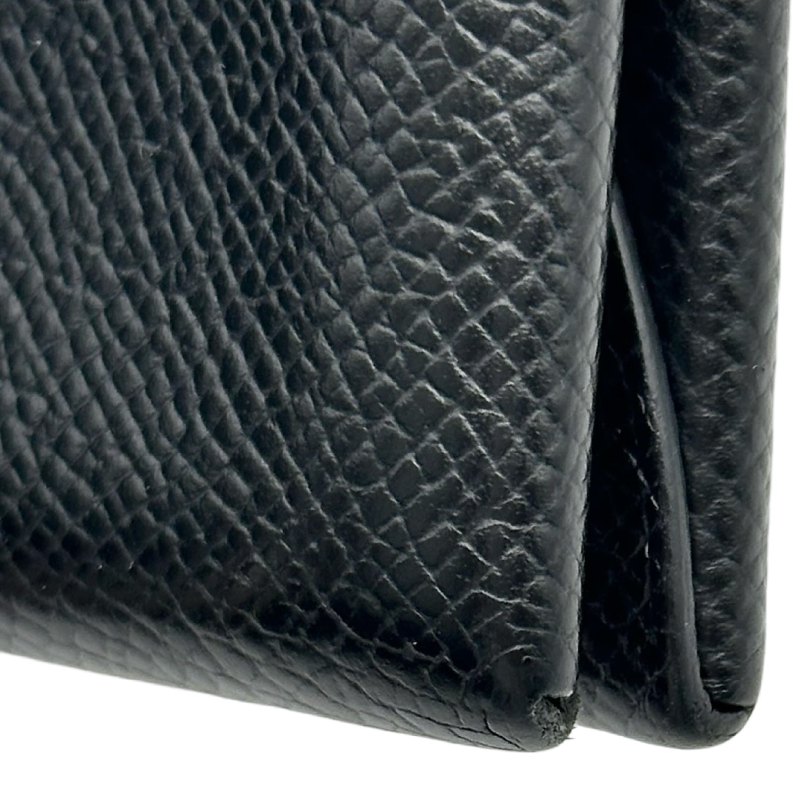 エルメス HERMES カルヴィデュオ U刻印 ブラック シルバー金具