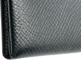 エルメス HERMES カルヴィデュオ U刻印 ブラック シルバー金具 エプソン メンズ カードケース