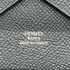 エルメス HERMES カルヴィデュオ U刻印 ブラック シルバー金具 エプソン メンズ カードケース