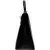 エルメス HERMES ケリー32 □H刻 ブラック ゴールド金具 ボックスカーフ レディース ショルダーバッグ