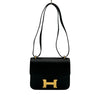 エルメス HERMES コンスタンス3ミニ ミロワール K刻印 ブラック ゴールド金具 タデラクト レディース ショルダーバッグ