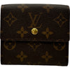 ルイ・ヴィトン LOUIS VUITTON ポルト モネ・ビエ カルト クレディ M61652 ブラウン モノグラム・キャンバス ユニセックス 二つ折り財布