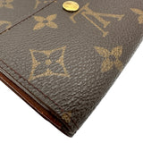 ルイ・ヴィトン LOUIS VUITTON ポルト モネ・ビエ カルト クレディ M61652 ブラウン モノグラム・キャンバス ユニセックス 二つ折り財布