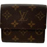 ルイ・ヴィトン LOUIS VUITTON ポルト モネ・ビエ カルト クレディ M61652 ブラウン モノグラム・キャンバス ユニセックス 二つ折り財布