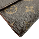 ルイ・ヴィトン LOUIS VUITTON ポルト モネ・ビエ カルト クレディ M61652 ブラウン モノグラム・キャンバス ユニセックス 二つ折り財布