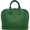 ルイ・ヴィトン LOUIS VUITTON アルマ M52144 ボルネオグリーン エピレザー レディース ハンドバッグ