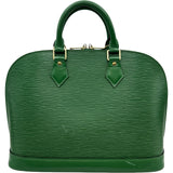 ルイ・ヴィトン LOUIS VUITTON アルマ M52144 ボルネオグリーン エピレザー レディース ハンドバッグ