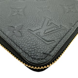 ルイ・ヴィトン LOUIS VUITTON ジッピー・ウォレット M61864 ノワール モノグラム・アンプラント レディース 長財布