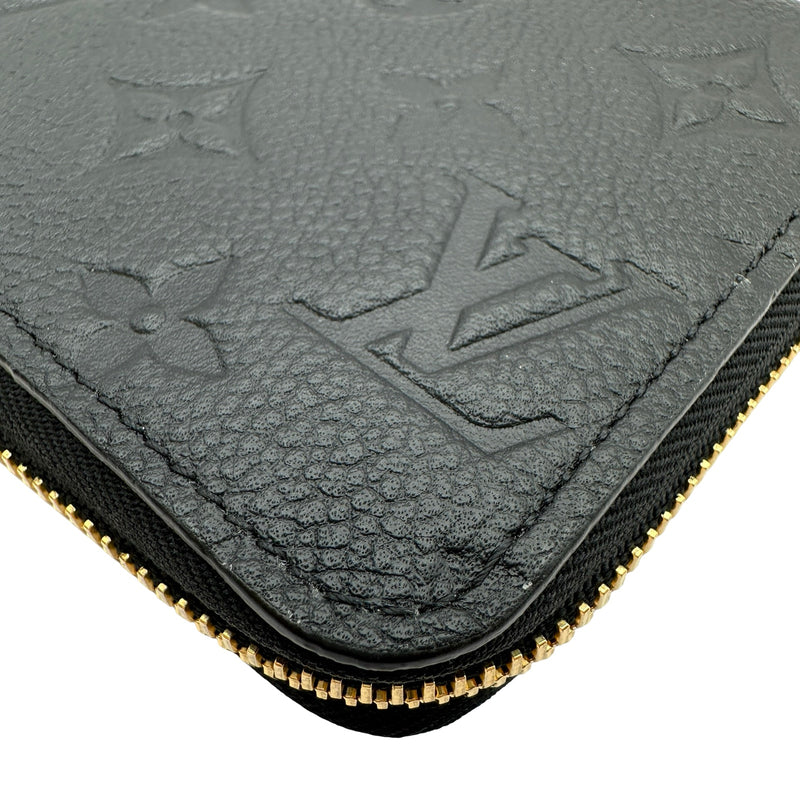 ルイヴィトン アンプラント ジッピーウォレット ステッチ ノワール ブラック ルイ・ヴィトン LOUIS VUITTON ジッピー・ウォレット M61864 ノワール