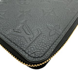 ルイ・ヴィトン LOUIS VUITTON ジッピー・ウォレット M61864 ノワール モノグラム・アンプラント レディース 長財布